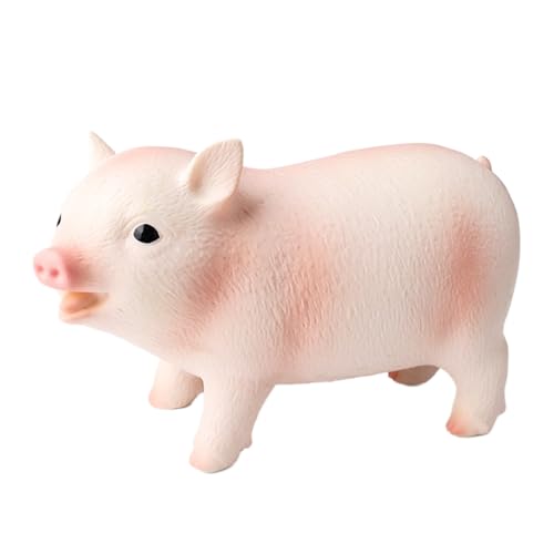 AENIMELY Bauernhoftier-Schweine-Figuren, weicher Gummi, Kunststoff, Baumwolle, gefüllt, Schweinefiguren, pädagogisches kognitives Lernmodell für frühes Entwicklungsspiel AENIMELY Bauernhoftier-Schweine-Figuren, weicher Gummi, Kunststoff, Baumwolle, gefüllt, Schweinefiguren, pädagogisches kognitives Lernmodell für frühes Entwicklungsspiel von AENIMELY