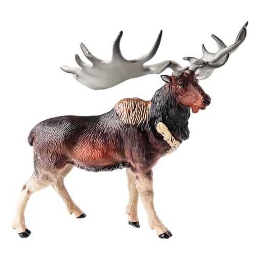 AENIMELY Bighorn Hirsch Figur Brauner Elch Wald Waldtierfiguren Antike Wildkreatur Modell Hirsch Spielzeug Set Dekor für Kinder Erwachsene AENIMELY Bighorn Hirsch Figur Brauner Elch Wald Waldtierfiguren Antike Wildkreatur Modell Hirsch Spielzeug Set Dekor für Kinder Erwachsene von AENIMELY