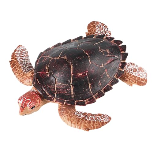 AENIMELY Braune Meeresschildkrötenfigur – Realistisches festes Meeres-Reptilien-Spielzeug für Kinder – Pädagogische Meeres-Tierfiguren, Ozean-Wildtier-Geschenk, Aquarium-Diorama-Display AENIMELY Braune Meeresschildkrötenfigur – Realistisches festes Meeres-Reptilien-Spielzeug für Kinder – Pädagogische Meeres-Tierfiguren, Ozean-Wildtier-Geschenk, Aquarium-Diorama-Display von AENIMELY