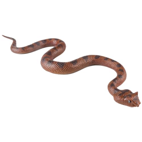 AENIMELY Fer-de-Lance Viper Snake Figur - TPR Soft Rubber Snake Toy - Solides Reptilienmodell für Halloween Streiche & Kinder STEM Lernen AENIMELY Fer-de-Lance Viper Snake Figur - TPR Soft Rubber Snake Toy - Solides Reptilienmodell für Halloween Streiche & Kinder STEM Lernen von AENIMELY