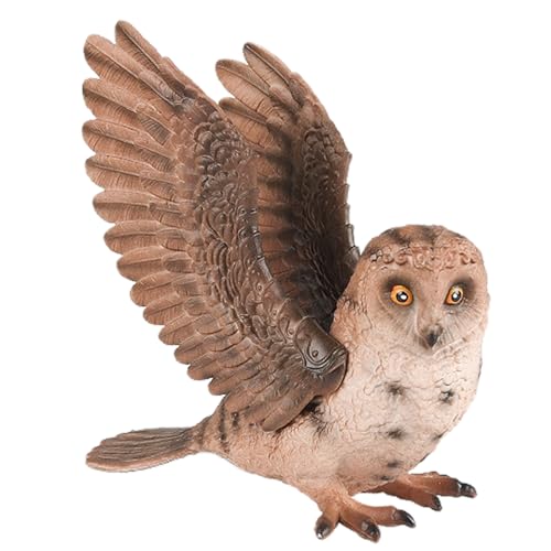AENIMELY Fliegende Eule Figur – Realistisches dunkelbraunes Eulen-Vogelmodell für Kinder – Wildtier-Tierfiguren, STEM-Lernen, Natur-Kuchenaufsatz, pädagogische Geschenkdekoration AENIMELY Fliegende Eule Figur – Realistisches dunkelbraunes Eulen-Vogelmodell für Kinder – Wildtier-Tierfiguren, STEM-Lernen, Natur-Kuchenaufsatz, pädagogische Geschenkdekoration von AENIMELY