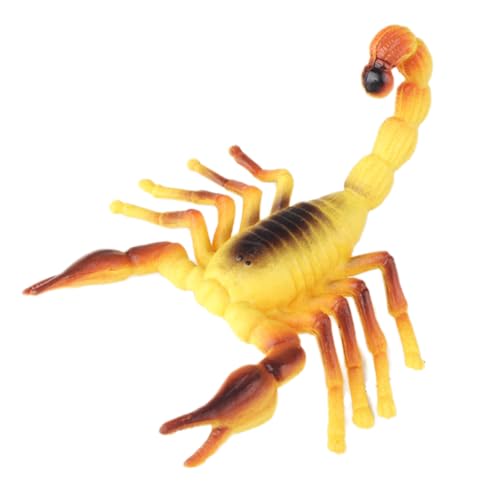 AENIMELY Große Wüstenskorpion-Figur – Hohles gelbes Skorpion-Insektenmodell für Kinder – Realistisches Insekten-Spielzeug für Halloween, Wissenschaftsklasse & Insektenforschung AENIMELY Große Wüstenskorpion-Figur – Hohles gelbes Skorpion-Insektenmodell für Kinder – Realistisches Insekten-Spielzeug für Halloween, Wissenschaftsklasse & Insektenforschung von AENIMELY