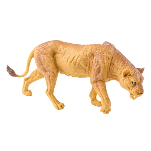 AENIMELY Große hohle gehende Löwin Figur - Realistische Safari-Tierfiguren für Kinder, pädagogisches Wildtierspiel, Tortenaufsatz & Dschungel-Dekor AENIMELY Große hohle gehende Löwin Figur - Realistische Safari-Tierfiguren für Kinder, pädagogisches Wildtierspiel, Tortenaufsatz & Dschungel-Dekor von AENIMELY