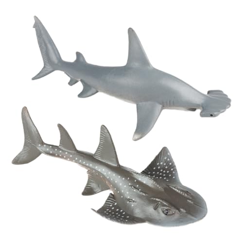 AENIMELY Hammerhai und Rochenfiguren – 2 STK. realistisches Tierspielzeug für Kinder – Pädagogische Meereslebewesen für STEM-Lernen, Kuchentopper, Geburtstagspartydekorationen, Vorschulgeschenk AENIMELY Hammerhai und Rochenfiguren – 2 STK. realistisches Tierspielzeug für Kinder – Pädagogische Meereslebewesen für STEM-Lernen, Kuchentopper, Geburtstagspartydekorationen, Vorschulgeschenk von AENIMELY