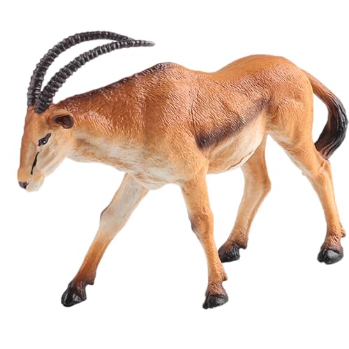 AENIMELY Hohle Antilope – Realistisches Safari-Tiermodell für Kinder, pädagogisches Wildtier-Lernmodell, Natur-Display & Kuchentopper von AENIMELY
