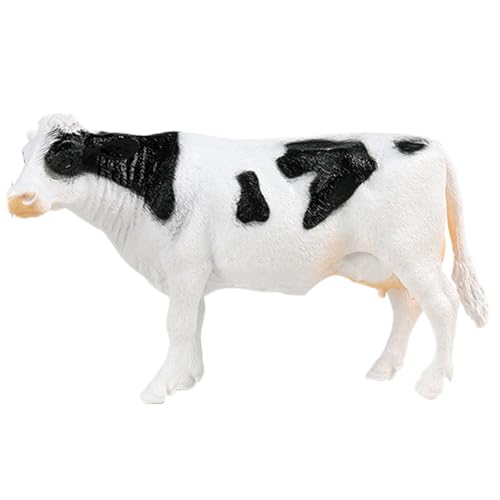 AENIMELY Hohle schwarz-weiße Kuh – Realistisches Bauernhof-Tierspielzeug für Kinder, pädagogisches Milchkuh-Modell, Kuchentopper & Vorschul-Lern-Geschenk von AENIMELY