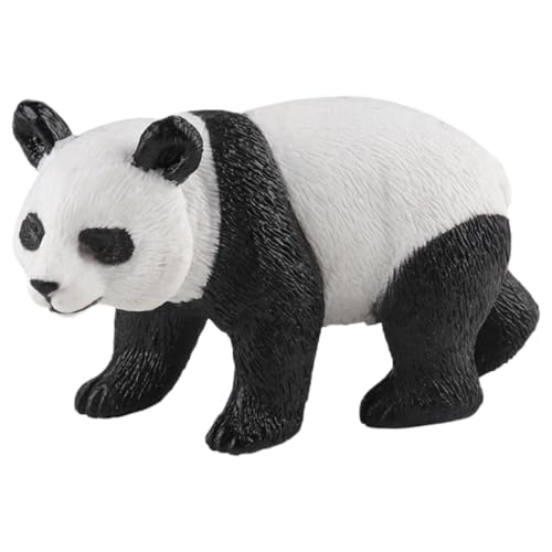 AENIMELY Hohler Panda – Realistisches Wildtier-Modellspielzeug für Kinder, pädagogisches Zoo-Lernmodell, Kuchentopper & Natur-Dekoration von AENIMELY