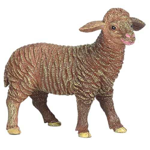AENIMELY Hohles Schaf – Realistisches Bauernhof-Tierspielzeug für Kinder, pädagogisches Lernmodell, Kuchentopper & Vorschul-Tier-Display von AENIMELY
