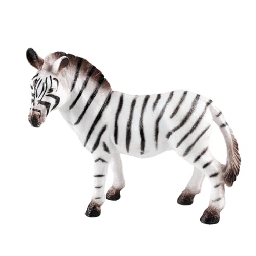 AENIMELY Hohles Zebra – Realistisches Safari-Tierspielzeug für Kinder, pädagogisches Wildtier-Modell, Kuchentopper & Dschungel-Party-Dekoration von AENIMELY