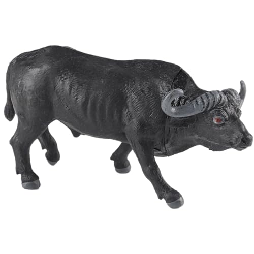AENIMELY Hollow Buffalo Wild Animal Figurine - Realistisches Bauernhof & Safari Lernspielzeug für Kinder, kognitive Tierfiguren, Wildtierdekoration AENIMELY Hollow Buffalo Wild Animal Figurine - Realistisches Bauernhof & Safari Lernspielzeug für Kinder, kognitive Tierfiguren, Wildtierdekoration von AENIMELY
