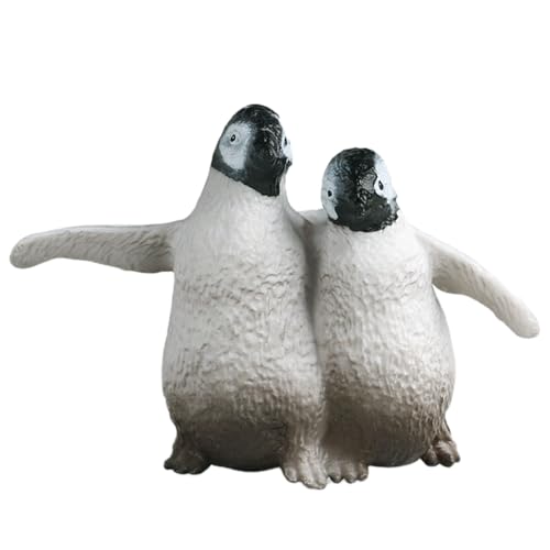 AENIMELY Kaiserpinguin-Kükenfigur – Realistische Feste antarktische Tierfiguren für Kinder – Pädagogisches Spielzeug, Wissenschaftsprojekt, Schreibtischdekoration von AENIMELY