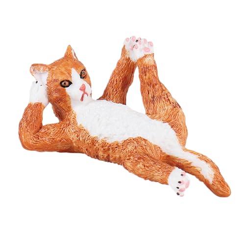 AENIMELY Katzenfiguren – Gelbe liegende Katzenfigur, Lernspielzeug, Kuchenaufsatz, Kätzchenspielzeug, Weihnachts- und Geburtstagsgeschenk für Kinder AENIMELY Katzenfiguren – Gelbe liegende Katzenfigur, Lernspielzeug, Kuchenaufsatz, Kätzchenspielzeug, Weihnachts- und Geburtstagsgeschenk für Kinder von AENIMELY