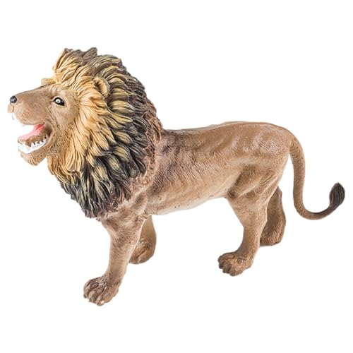 AENIMELY Löwenfigur – Große realistische Wildtier-Figuren für Kinder – Pädagogisches Safari-Spielzeug, Wissenschaftsprojekt, Kuchentopper, Geburtstagsgeschenk für Kleinkinder von AENIMELY