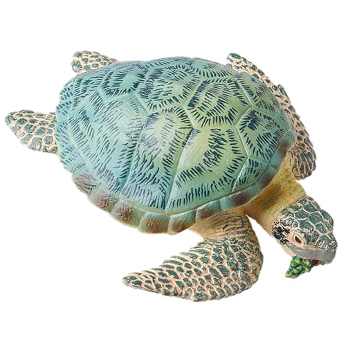 AENIMELY Meeresschildkrötenfigur – Realistische Feste Unterwasser-Meeres-Tierfiguren für Kinder – Unterwasser-Kreaturen-Spielzeug, pädagogisches Geschenk, Aquarium-Diorama-Dekoration von AENIMELY