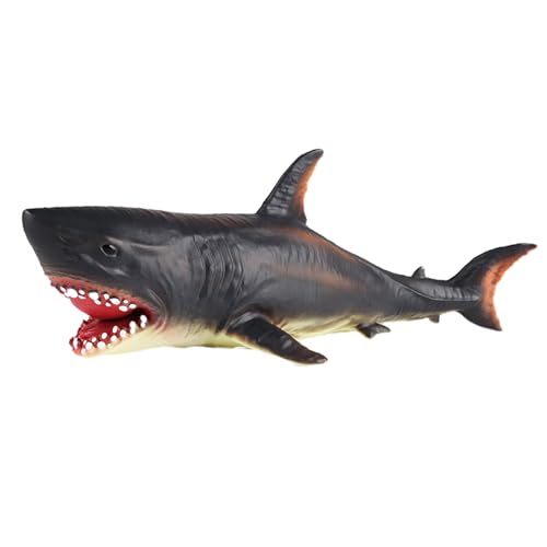 AENIMELY Realistische Große Weiche Gummi-Megalodon-Figur – Lernspielzeug, Meerestier Modell, Meeresleben Figur, Party-Dekoration für Kinder AENIMELY Realistische Große Weiche Gummi-Megalodon-Figur – Lernspielzeug, Meerestier Modell, Meeresleben Figur, Party-Dekoration für Kinder von AENIMELY