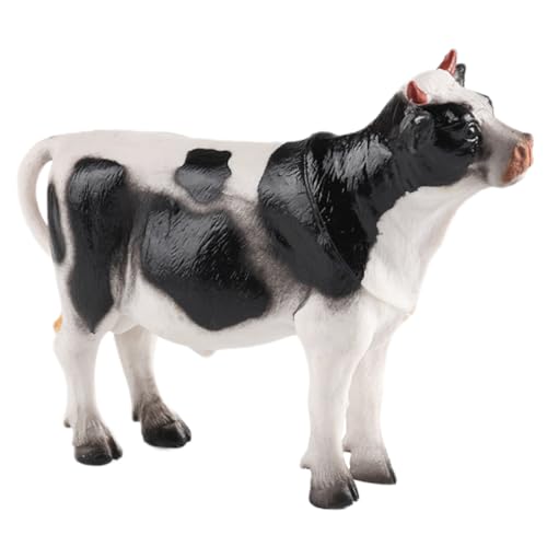 AENIMELY Realistische Hohle Stierfigur – Pädagogisches Bauernhof-Tierspielzeug für Kinder – Plastik-Stiermodell – Kuchentopper, Vorschullernspielzeug, Partygeschenk von AENIMELY