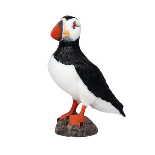 AENIMELY Realistische Papageientaucher-Vogelfigur auf Felsen – Feste Wildtierfiguren für Kinder – Lernspielzeug, Schreibtischdekoration, Natur-Lern-Display AENIMELY Realistische Papageientaucher-Vogelfigur auf Felsen – Feste Wildtierfiguren für Kinder – Lernspielzeug, Schreibtischdekoration, Natur-Lern-Display von AENIMELY