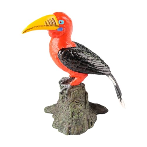 AENIMELY Realistische orange-rote Tukan-Vogel-Figur – stehendes tropisches Vogelmodell für Kinder, Feengarten, Bonsai-Topf-Dekoration & Heim-Display-Ornament AENIMELY Realistische orange-rote Tukan-Vogel-Figur – stehendes tropisches Vogelmodell für Kinder, Feengarten, Bonsai-Topf-Dekoration & Heim-Display-Ornament von AENIMELY