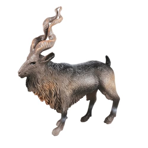 AENIMELY Schraubenziegenfigur – Realistische Feste Wald-Tierfiguren für Kinder – Pädagogisches Wildtier-Spielzeug, Natur-Lern-Geschenk, Wissenschafts-Display-Dekoration von AENIMELY