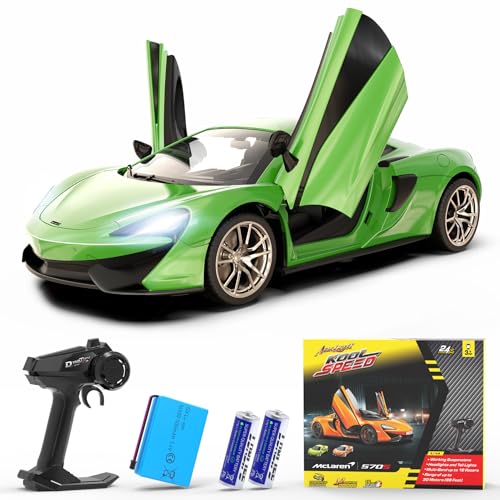 AEROQUEST Ferngesteuertes Auto 1:14 McLaren 570S Offiziell Lizenziertes RC Autos für Jungen Geburtstagsgeschenke - Grün AEROQUEST Ferngesteuertes Auto 1:14 McLaren 570S Offiziell Lizenziertes RC Autos für Jungen Geburtstagsgeschenke - Grün von AEROQUEST