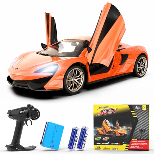 AEROQUEST Ferngesteuertes Auto 1:14 McLaren 570S Offiziell Lizenziertes RC Autos für Jungen Geburtstagsgeschenke - Orange AEROQUEST Ferngesteuertes Auto 1:14 McLaren 570S Offiziell Lizenziertes RC Autos für Jungen Geburtstagsgeschenke - Orange von AEROQUEST