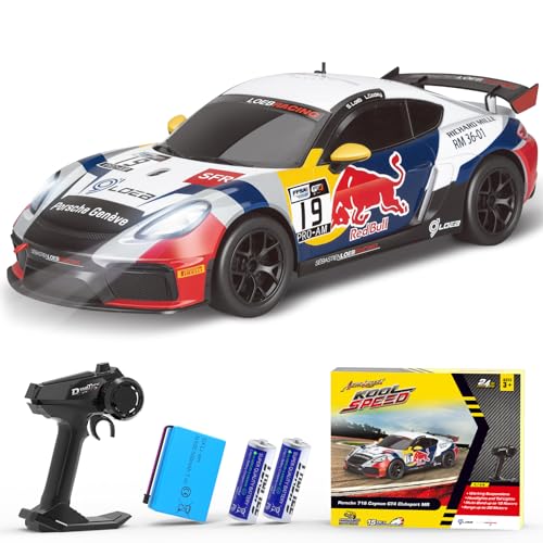 AEROQUEST Ferngesteuertes Auto 1:14 Porsche 718 Cayman GT4 Offiziell Lizenziertes RC Autos für Jungen Geburtstagsgeschenke AEROQUEST Ferngesteuertes Auto 1:14 Porsche 718 Cayman GT4 Offiziell Lizenziertes RC Autos für Jungen Geburtstagsgeschenke von AEROQUEST