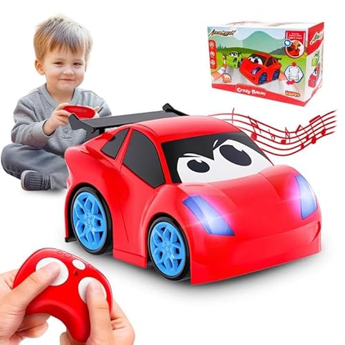 AEROQUEST Ferngesteuertes Auto ab 2 3 Jahre,Das erste RC Cartoon Auto mit mit Lichtern und Geräuschen Kleinkinder Spielzeug für Junge ab 2 3 Jahren AEROQUEST Ferngesteuertes Auto ab 2 3 Jahre,Das erste RC Cartoon Auto mit mit Lichtern und Geräuschen Kleinkinder Spielzeug für Junge ab 2 3 Jahren von AEROQUEST