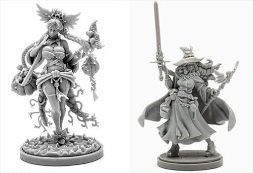 AERUIKJS 1/48 Ancient Female Warrior Samurai Resin Model Kit Unbemalt und unmontiert Soldier Resin Model Kit (2 Person) // K9U-6s34 von AERUIKJS
