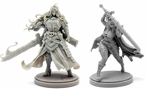 AERUIKJS 1/48 Ancient Female Warrior Samurai Resin Model Kit Unbemalt und unmontiert Soldier Resin Model Kit (2 Person) // K9U-6s44 von AERUIKJS