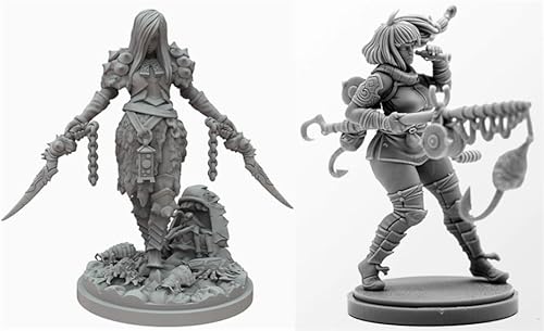 AERUIKJS 1/48 Ancient Female Warrior Samurai Resin Model Kit Unbemalt und unmontiert Soldier Resin Model Kit (2 Person) // K9U-6s88 von AERUIKJS
