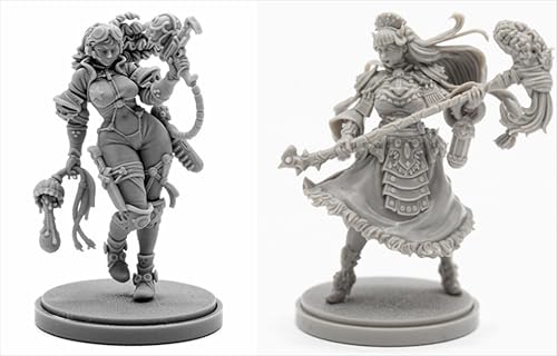 AERUIKJS 1/48 Ancient Female Warrior Samurai Resin Model Kit Unbemalt und unmontiert Soldier Resin Model Kit (2 Person) // K9U-6s9 von AERUIKJS