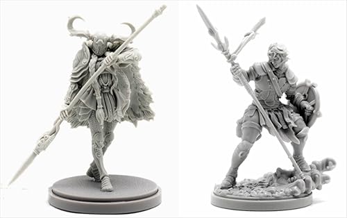AERUIKJS 1/48 Ancient Samurai Warrior Resin Model Kit Unbemalt und unmontiert Soldier Resin Model Kit (2 Figuren) // F8u-7s1 von AERUIKJS