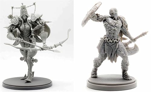 AERUIKJS 1/48 Ancient Samurai Warrior Resin Model Kit Unbemalt und unmontiert Soldier Resin Model Kit (2 Figuren) // F8u-7s12 von AERUIKJS