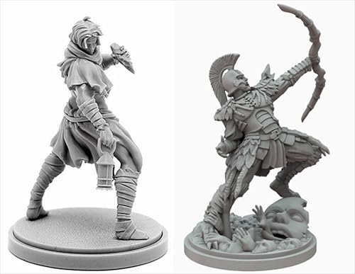 AERUIKJS 1/48 Ancient Samurai Warrior Resin Model Kit Unbemalt und unmontiert Soldier Resin Model Kit (2 Figuren) // F8u-7s3 von AERUIKJS