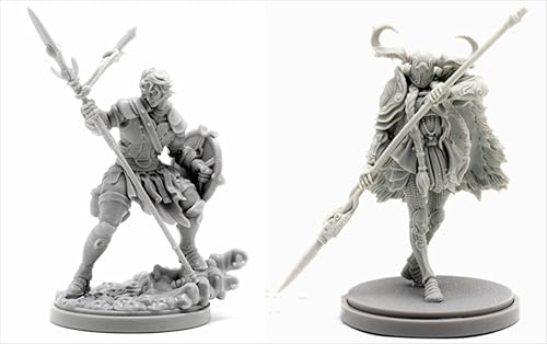 AERUIKJS 1/48 Ancient Samurai Warrior Resin Model Kit Unbemalt und unmontiert Soldier Resin Model Kit (2 Figuren) // F8u-7s32 von AERUIKJS