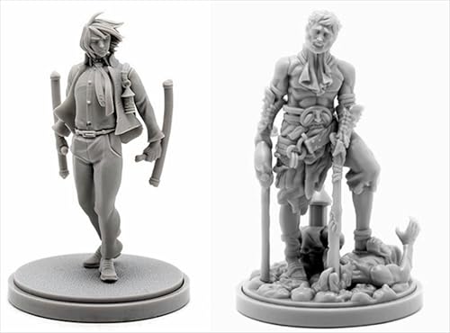 AERUIKJS 1/48 Ancient Samurai Warrior Resin Model Kit Unbemalt und unmontiert Soldier Resin Model Kit (2 Figuren) // F8u-7s37 von AERUIKJS