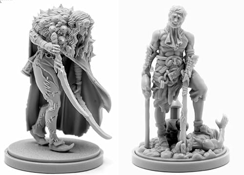 AERUIKJS 1/48 Ancient Samurai Warrior Resin Model Kit Unbemalt und unmontiert Soldier Resin Model Kit (2 Figuren) // F8u-7s49 von AERUIKJS