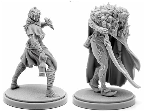 AERUIKJS 1/48 Ancient Samurai Warrior Resin Model Kit Unbemalt und unmontiert Soldier Resin Model Kit (2 Figuren) // F8u-7s5 von AERUIKJS