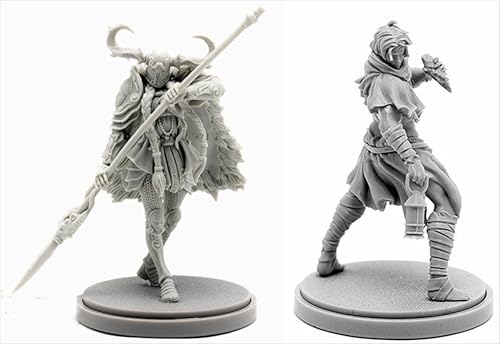 AERUIKJS 1/48 Ancient Samurai Warrior Resin Model Kit Unbemalt und unmontiert Soldier Resin Model Kit (2 Figuren) // F8u-7s61 von AERUIKJS