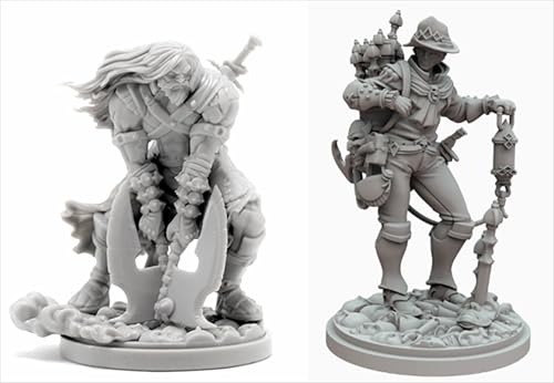 AERUIKJS 1/48 Ancient Samurai Warrior Resin Model Kit Unbemalt und unmontiert Soldier Resin Model Kit (2 Figuren) // F8u-7s65 von AERUIKJS