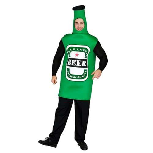 AEVIDKZOP Halloween Frontmann Kostüm für Herren und Damen, Bierkleider, Junggesellenabschieds Outfit, Fasching, Bad Taste, Weiß, Einheitsgröße AEVIDKZOP Halloween Frontmann Kostüm für Herren und Damen, Bierkleider, Junggesellenabschieds Outfit, Fasching, Bad Taste, Weiß, Einheitsgröße von AEVIDKZOP