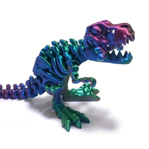 AEVIRAFL 3D-gedrucktes Dinosaurier-Skelett mit Beweglichen Gelenken – Flexibles Zappelspielzeug & Deko-Figur für Sammler, Kinder und Büro | Realistische 3D-Tiere zum Spielen, Lernen und Entspannen AEVIRAFL 3D-gedrucktes Dinosaurier-Skelett mit Beweglichen Gelenken – Flexibles Zappelspielzeug & Deko-Figur für Sammler, Kinder und Büro | Realistische 3D-Tiere zum Spielen, Lernen und Entspannen von AEVIRAFL