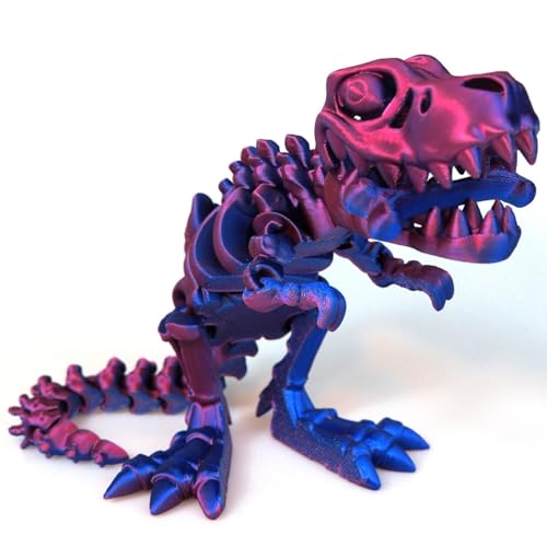 AEVIRAFL 3D-gedrucktes Dinosaurier-Skelett mit Beweglichen Gelenken – Flexibles Zappelspielzeug & Deko-Figur für Sammler, Kinder und Büro | Realistische 3D-Tiere zum Spielen, Lernen und Entspannen AEVIRAFL 3D-gedrucktes Dinosaurier-Skelett mit Beweglichen Gelenken – Flexibles Zappelspielzeug & Deko-Figur für Sammler, Kinder und Büro | Realistische 3D-Tiere zum Spielen, Lernen und Entspannen von AEVIRAFL
