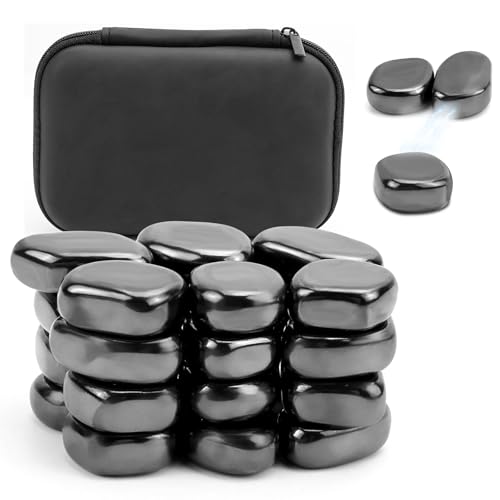 AFAIK 24 Stück Magnetic Stones Irregulär Magnetspiel Steine Mini Magnetsteine Vielseitiger Stresskiller Schwache Magnetische Ferrit Steine Erwachsene Stressabbau Zeitvertreib Büro Gadget von AFAIK