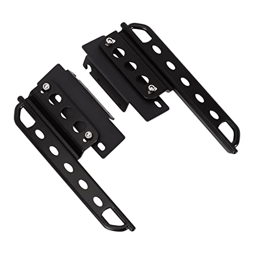2 STÜCKE Schwarz 75mm Metall Sliders Rock Side Pedal for 1/24 RC Crawler Auto Axial SCX24 Jeep Gladiator AXI00005 Dodge Power Wagon von AFCAHEH