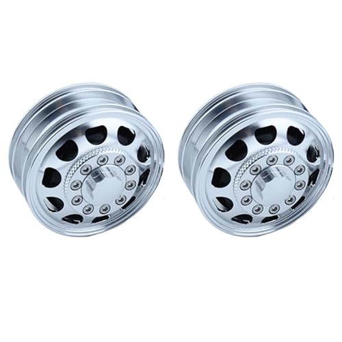 2 Stück Aluminiumlegierung Radantrieb/Lagernabe Felgen-Upgrade for 1/14 Tamiya RC Truck Scania 770S 56368 Volvo ACTROS Man Modellauto(C 2pcs 20mm Bearing) von AFCAHEH