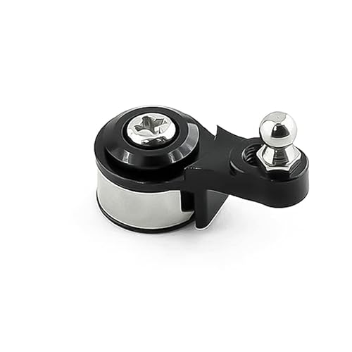 25T Metall Einstellbare Dämpfung Servo Arm Servo Horn for 1/10 RC Crawler Auto Traxxas TRX4 TRX-4 TRX6 Upgrade Teile(Zwart) von AFCAHEH