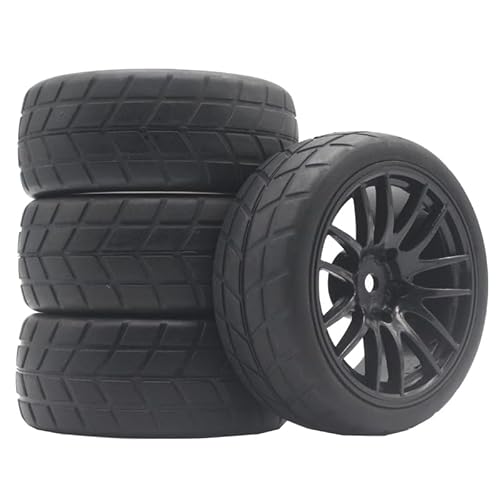 4pcs 1/10 On-Road Car Tires 26 * 64MM Plastic Wheel Rim Rubber Tyre 9062 for HSP Tamiya HPI Kyosho Sakura 94122 94123 D3 D4 tt02(9062-6083) von AFCAHEH