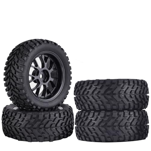 88/75mm Off Road Buggy Reifen Rad 12mm Hex Naben for Wlto-ys 144001 1/14 1/16 1/10 Axial Scx10 Traxxas TRX-4 Tamiya RC Racing Auto(DLT019) von AFCAHEH