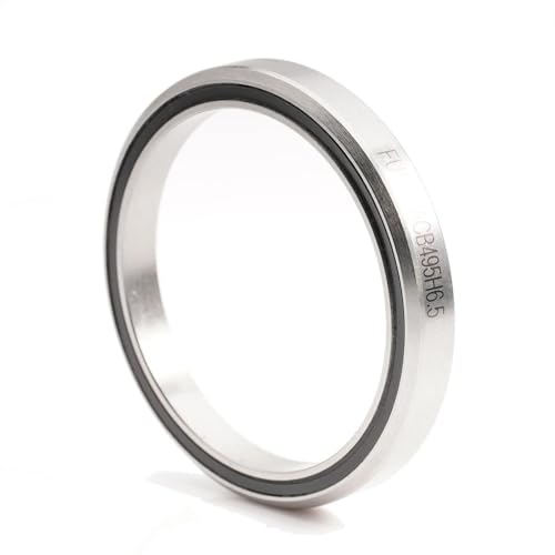 ACB495H6.5 Rennrad-Headset-Lager 40,5 * 49,5 * 6,5 mm 45/45 2PC Grad Chromstahl konisch oberer unterer ACB-Lagersatz von AFCAHEH